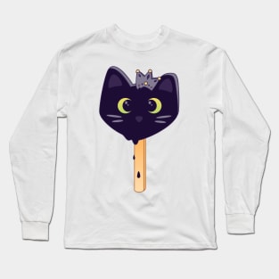 Melty Princess Cat Ice Cream Bar Long Sleeve T-Shirt